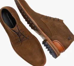 cognac floris van bommel nette schoenen sfm-50141 crepi