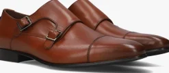 cognac floris van bommel nette schoenen sfm-30015