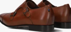 cognac floris van bommel nette schoenen sfm-30015