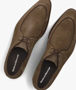 cognac floris van bommel nette schoenen sfm-30325 de stapper