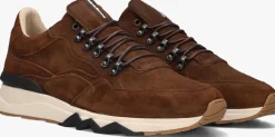 cognac floris van bommel lage sneakers sfm-10135 de zager