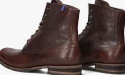cognac floris van bommel veterboots sfm-80011