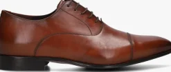 cognac floris van bommel nette schoenen sfm-30110