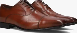 cognac floris van bommel nette schoenen sfm-30110