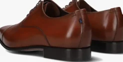 cognac floris van bommel nette schoenen sfm-30110
