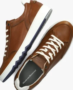 cognac floris van bommel lage sneakers sfm-10183 kupster