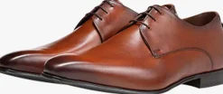 cognac floris van bommel nette schoenen sfm-30217