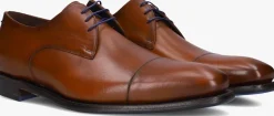 cognac floris van bommel nette schoenen sfm-30310 de loper