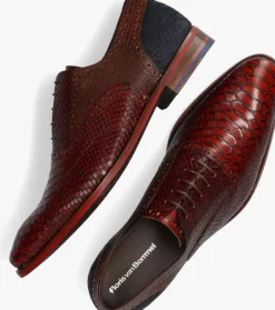 cognac floris van bommel nette schoenen sfm-30238 de stapper