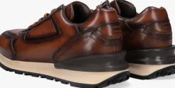 cognac greve lage sneakers podium 7258