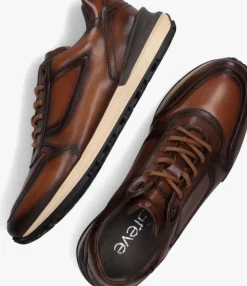 cognac greve lage sneakers podium 7258