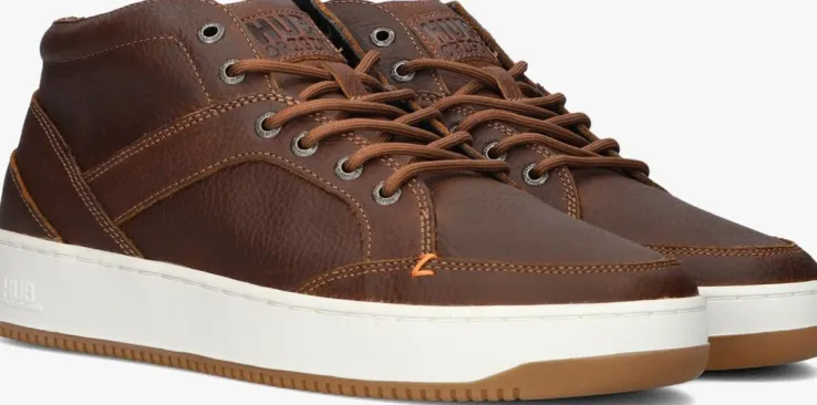 cognac hub hoge sneakers kingston 2.1