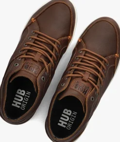 cognac hub hoge sneakers kingston 2.1
