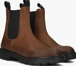 cognac inuovo chelsea boots a63004