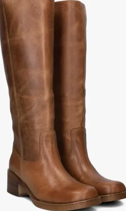 cognac inuovo hoge laarzen a01006