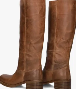 cognac inuovo hoge laarzen a01006