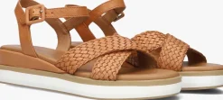 cognac inuovo sandalen 113065