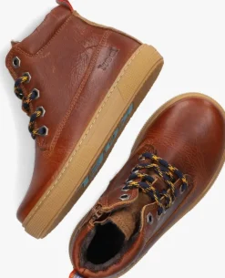 cognac koel4kids hoge sneakers 03m008