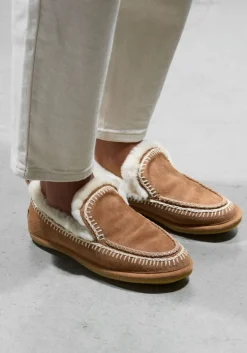 cognac laidbacklondon instappers jude slipper crochet