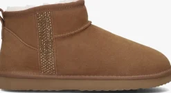 cognac lina locchi vachtlaarzen extreme glitter low