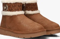 cognac michael kors kids vachtlaarzen luxy laurinda 2
