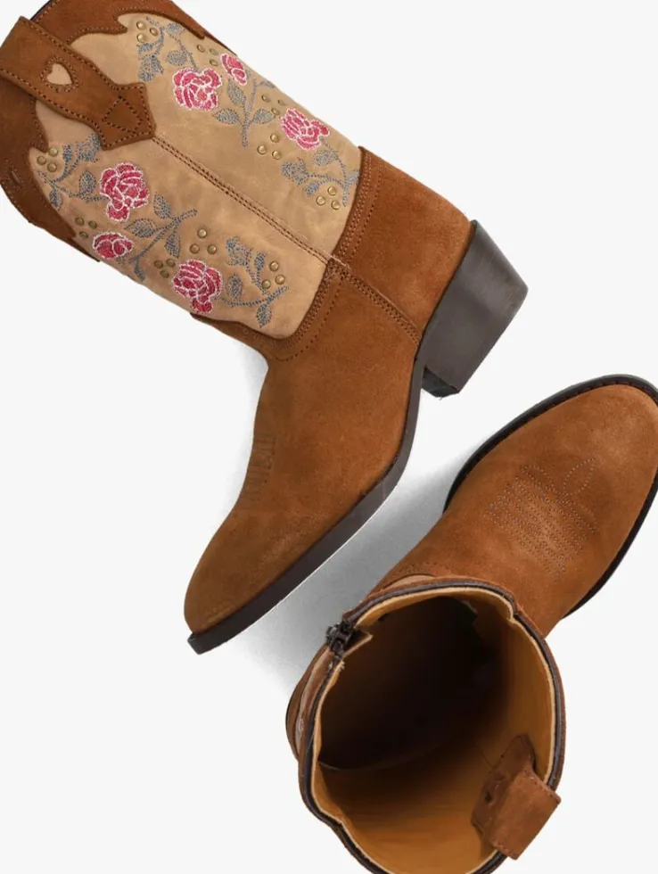 cognac moonrise cowboylaarzen lyra