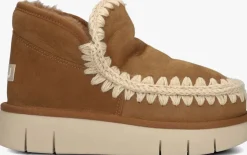 cognac mou vachtlaarzen eskimo bounce sneaker