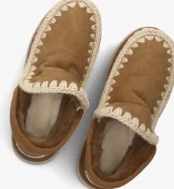 cognac mou vachtlaarzen eskimo bounce sneaker