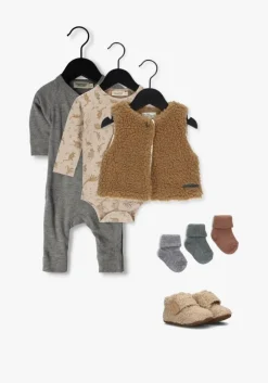 cognac mp denmark sokken wool rib baby 3 pack