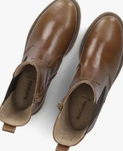 cognac nero giardini chelsea boots 11831
