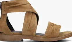 cognac notre-v platte sandalen 1gamba102