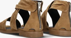 cognac notre-v platte sandalen 1gamba102