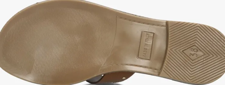 cognac notre-v slippers 22743