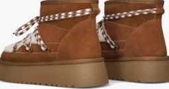 cognac notre-v vachtlaarzen femm