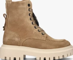 cognac nubikk veterboots fae bobbi fur jr