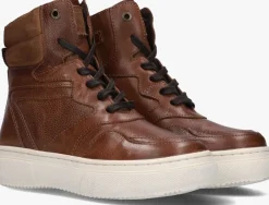 cognac omoda hoge sneakers k001043