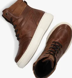 cognac omoda hoge sneakers k001043