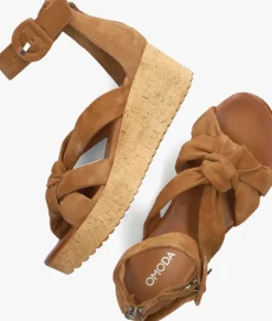 cognac omoda sandalen 722028