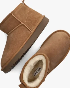 cognac omoda vachtlaarzen julia