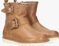 cognac pinocchio biker boots p2124