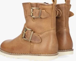 cognac pinocchio biker boots p2124