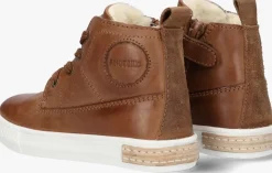 cognac pinocchio hoge sneakers p2851
