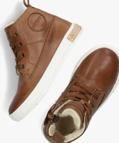 cognac pinocchio hoge sneakers p2851