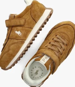 cognac polo ralph lauren lage sneakers train 89 pp ps