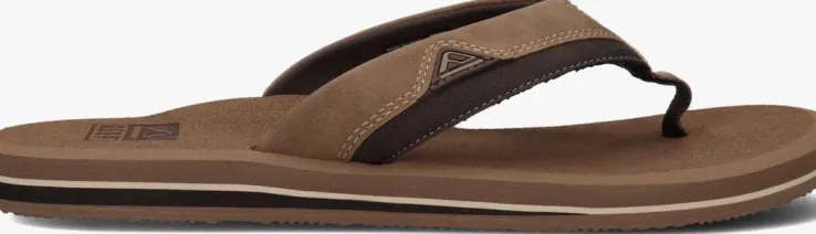 cognac reef teenslippers cushion dawn