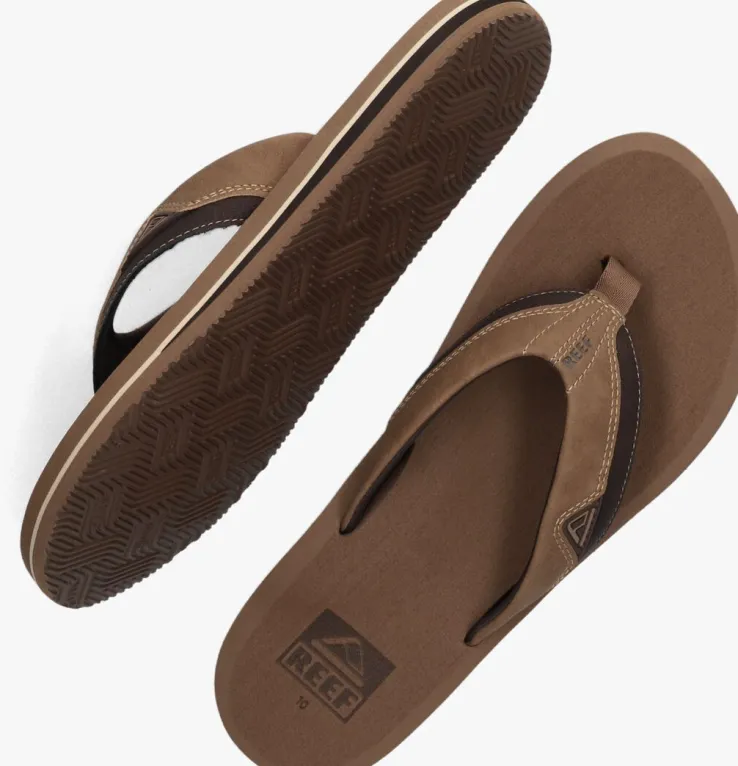 cognac reef teenslippers cushion dawn