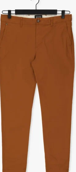 cognac scotch & soda chino stuart regular slim-fit