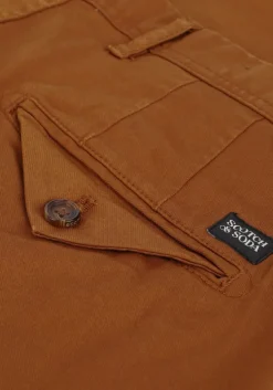 cognac scotch & soda chino stuart regular slim-fit