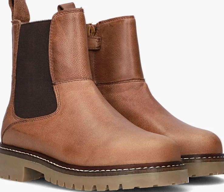 cognac shoesme chelsea boots ti23w119