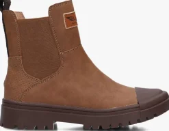 cognac shoesme chelsea boots sw24w014